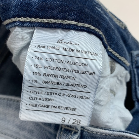 KanCan Distressed Skinny crop ankle jeans Size 9/28 Stretch Light wash denim - Picture 6 of 12